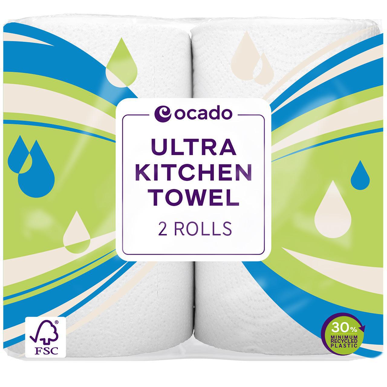 Ocado Ultra Kitchen Towel 2 per pack
