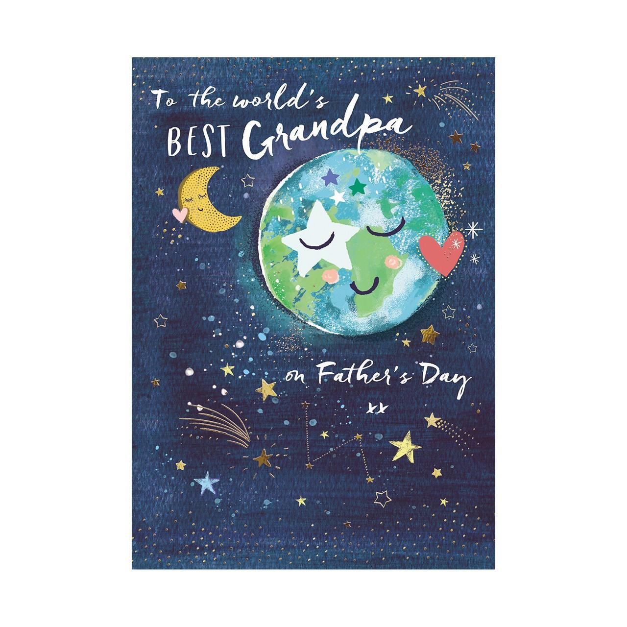 The Worlds Best Grandpa Fathers Day Card