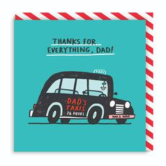 Ohh Deer Dad's Taxi Fathers Day Card