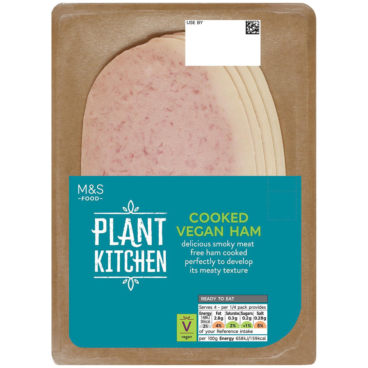 M&S Plant Kitchen Cooked Ham 90g