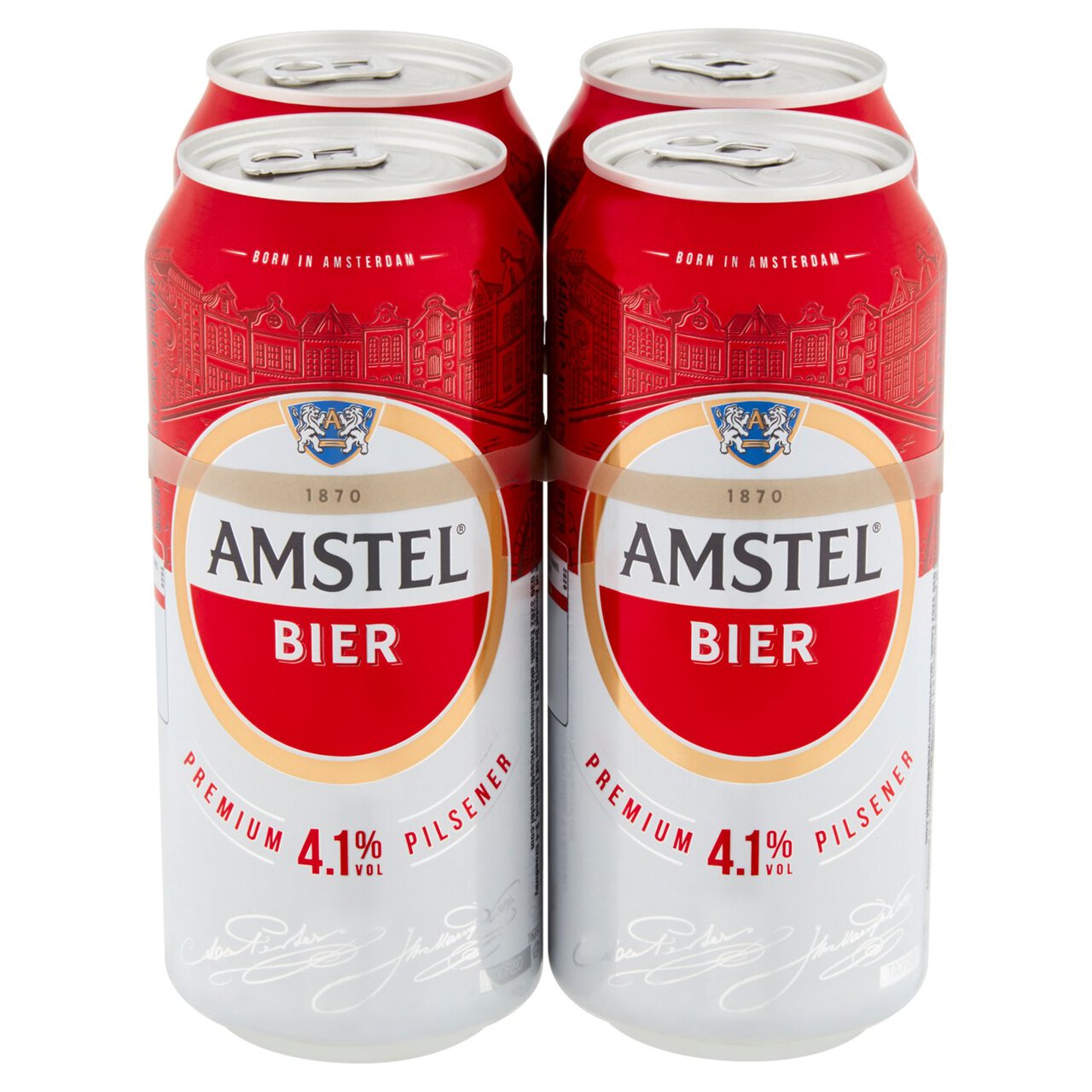 Amstel Lager Beer Cans 4 x 440ml