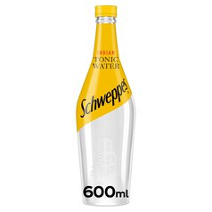 Schweppes Tonic Water Glass Bottle 600ml