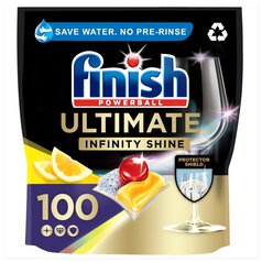 Finish Ultimate Infinity Shine Dishwasher Tablets Lemon 100 per pack