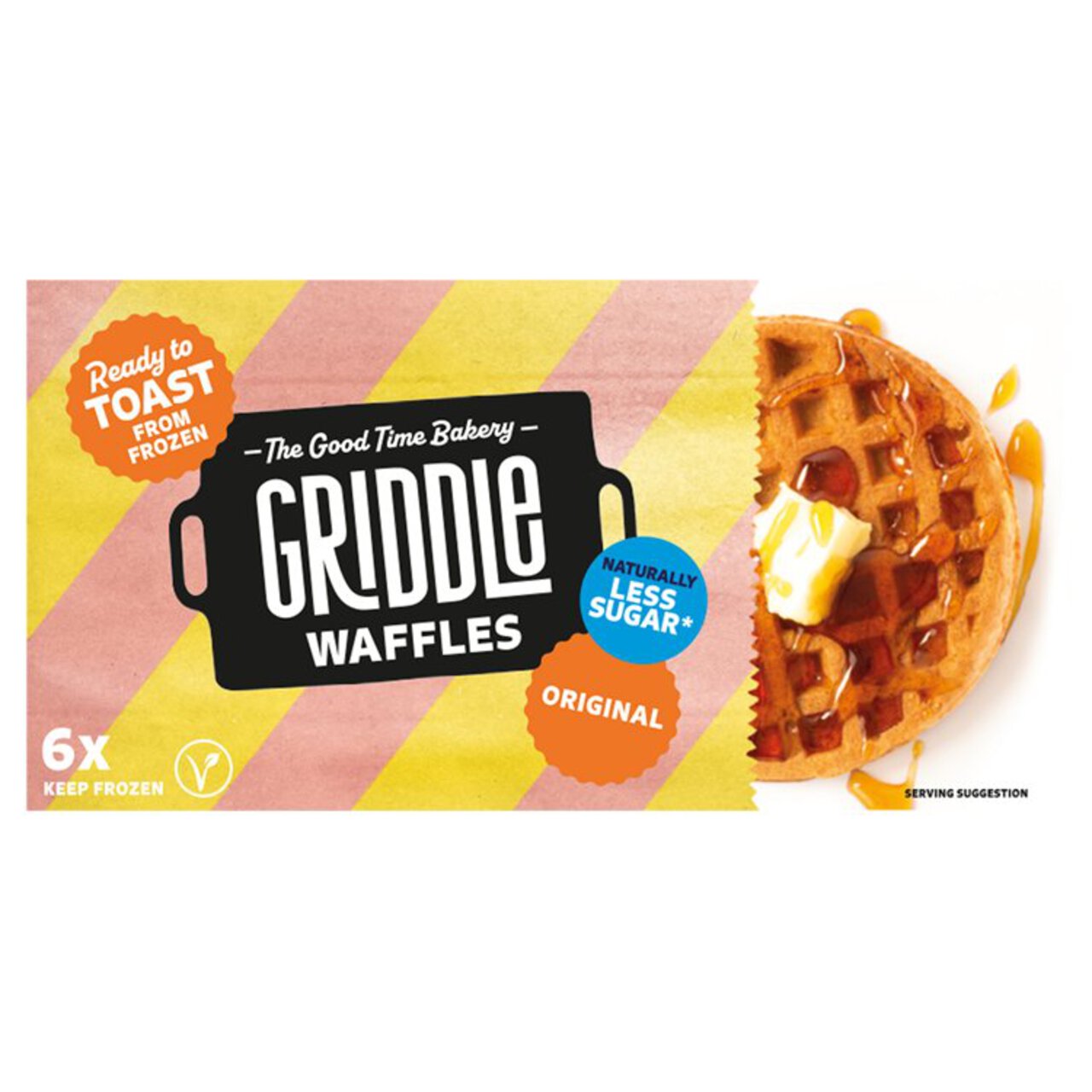 Griddle Original Wholegrain Waffles 200g