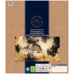 M&S Portobello Mushroom & Mascarpone Quiche 230g