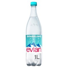 Evian Sparkling Natural Water 1l