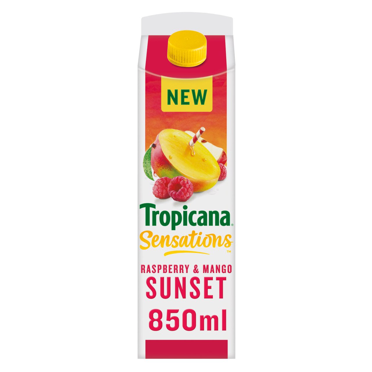 Tropicana Sensations Raspberry & Mango Sunset 850ml