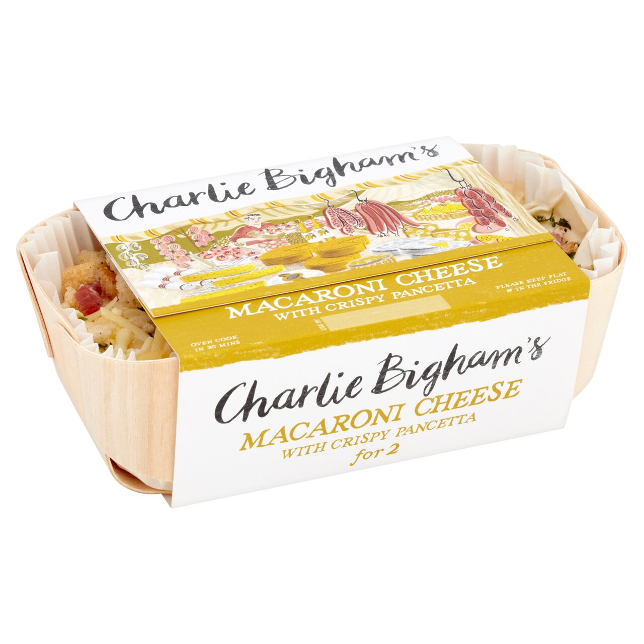 Charlie Bigham's Macaroni Cheese with Pancetta for 2 670g