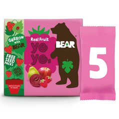 BEAR Fruit Yoyos Raspberry Multipack 5 x 20g