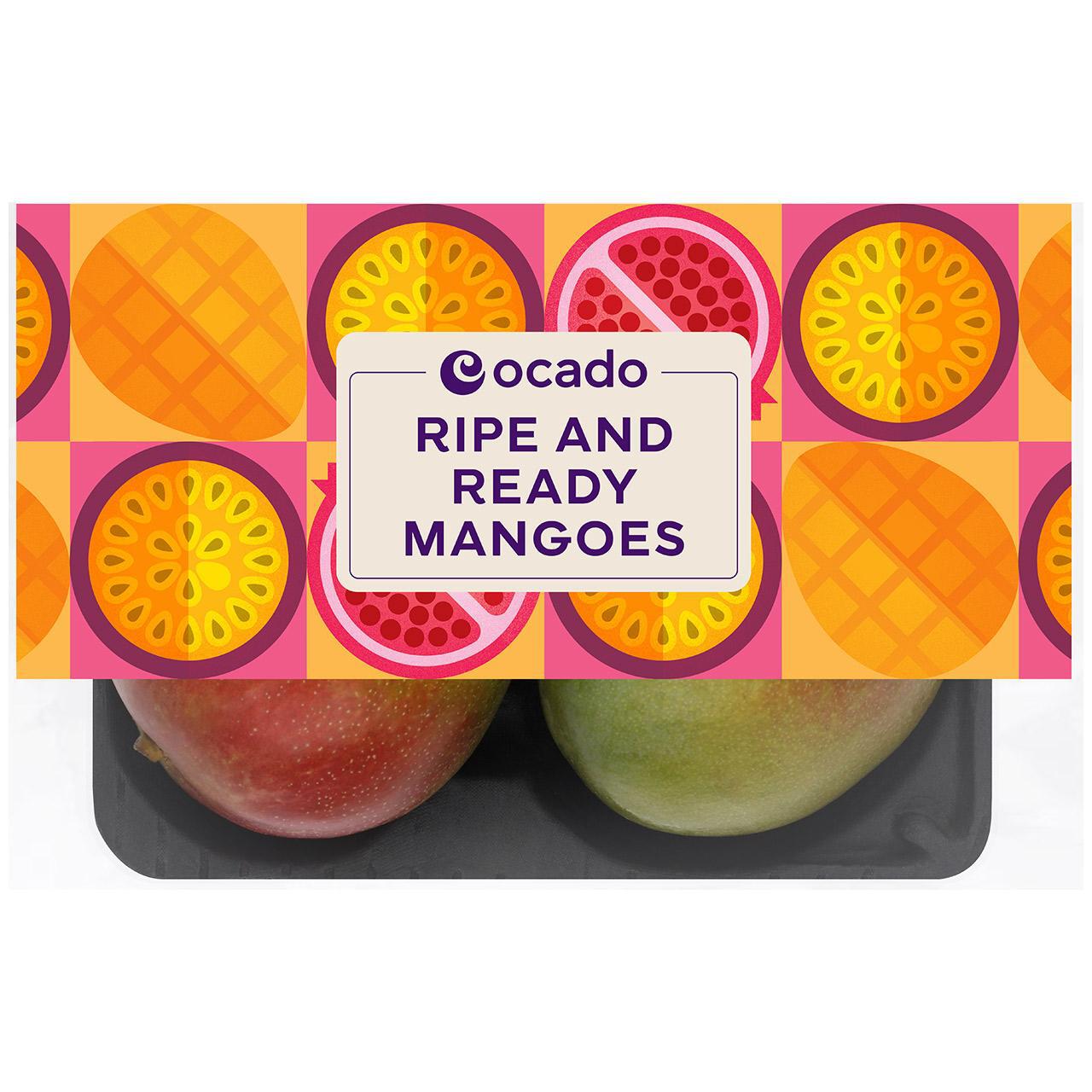 Ocado Twin Pack Ripe & Ready Mangoes 2 per pack