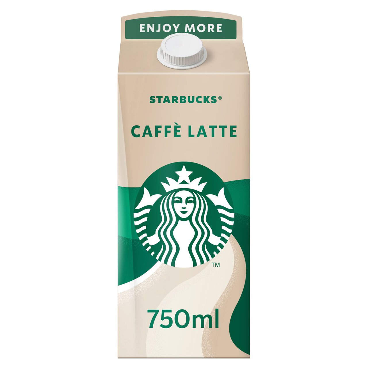 Starbucks Multiserve Caffe Latte Iced Coffee 750ml