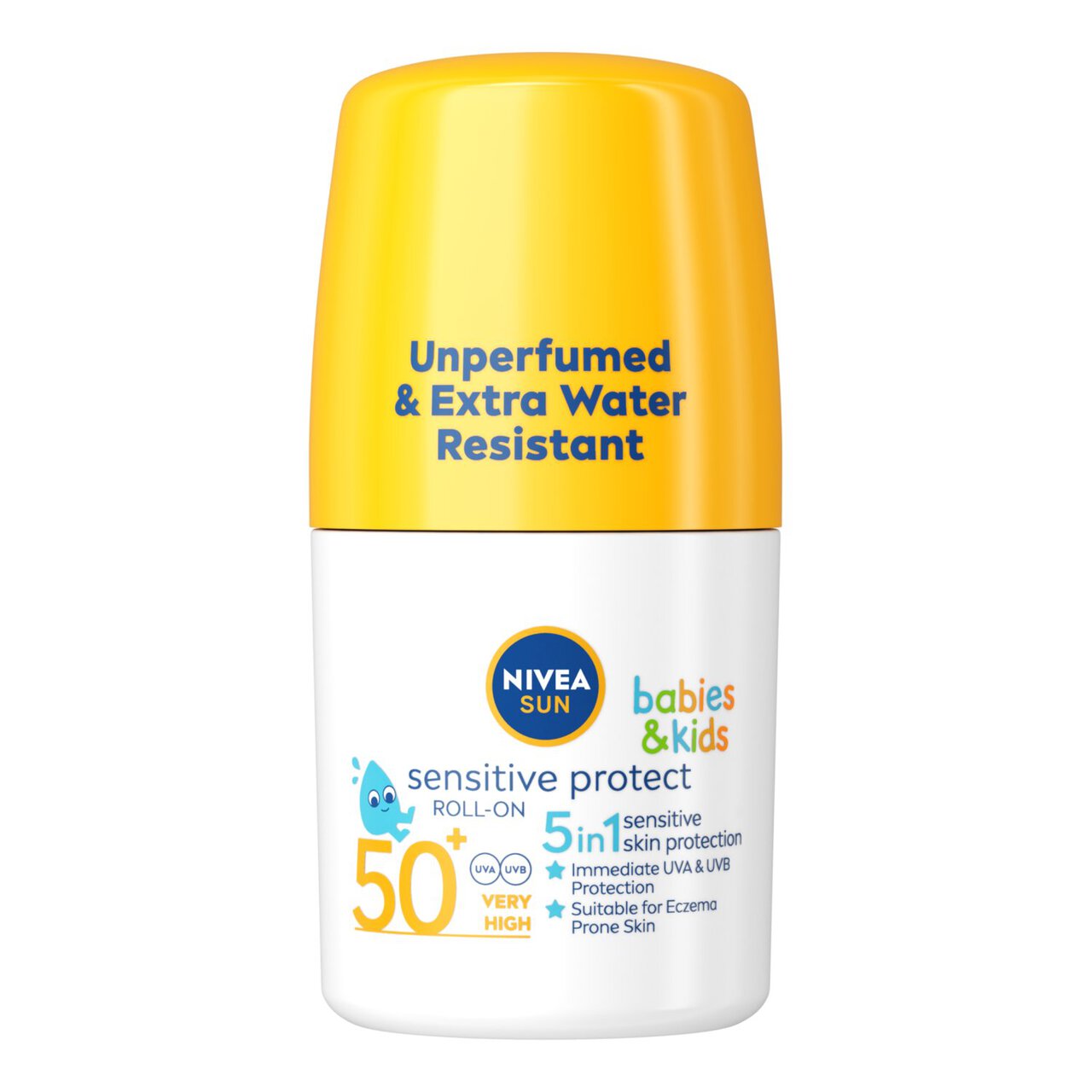 NIVEA SUN Kids Protect & Sensitive SPF50+ Sun Cream Roll-On 50ml