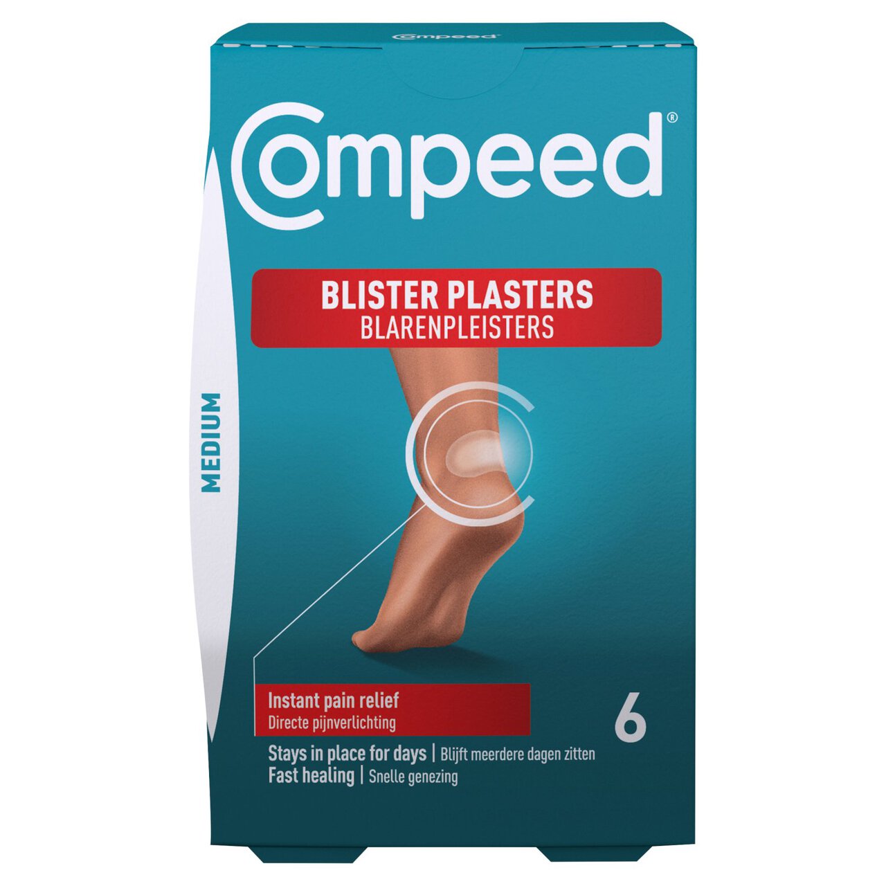 Compeed Blister Plasters Medium 6 per pack