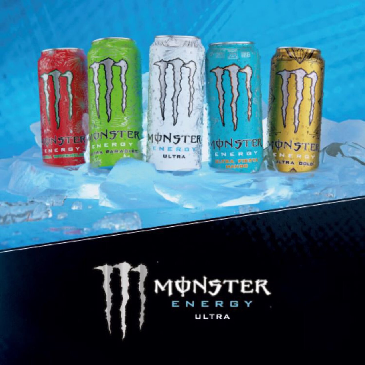 Monster Energy Ultra Gold 4 x 500ml