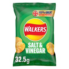 Walkers Salt & Vinegar Crisps 34.5g