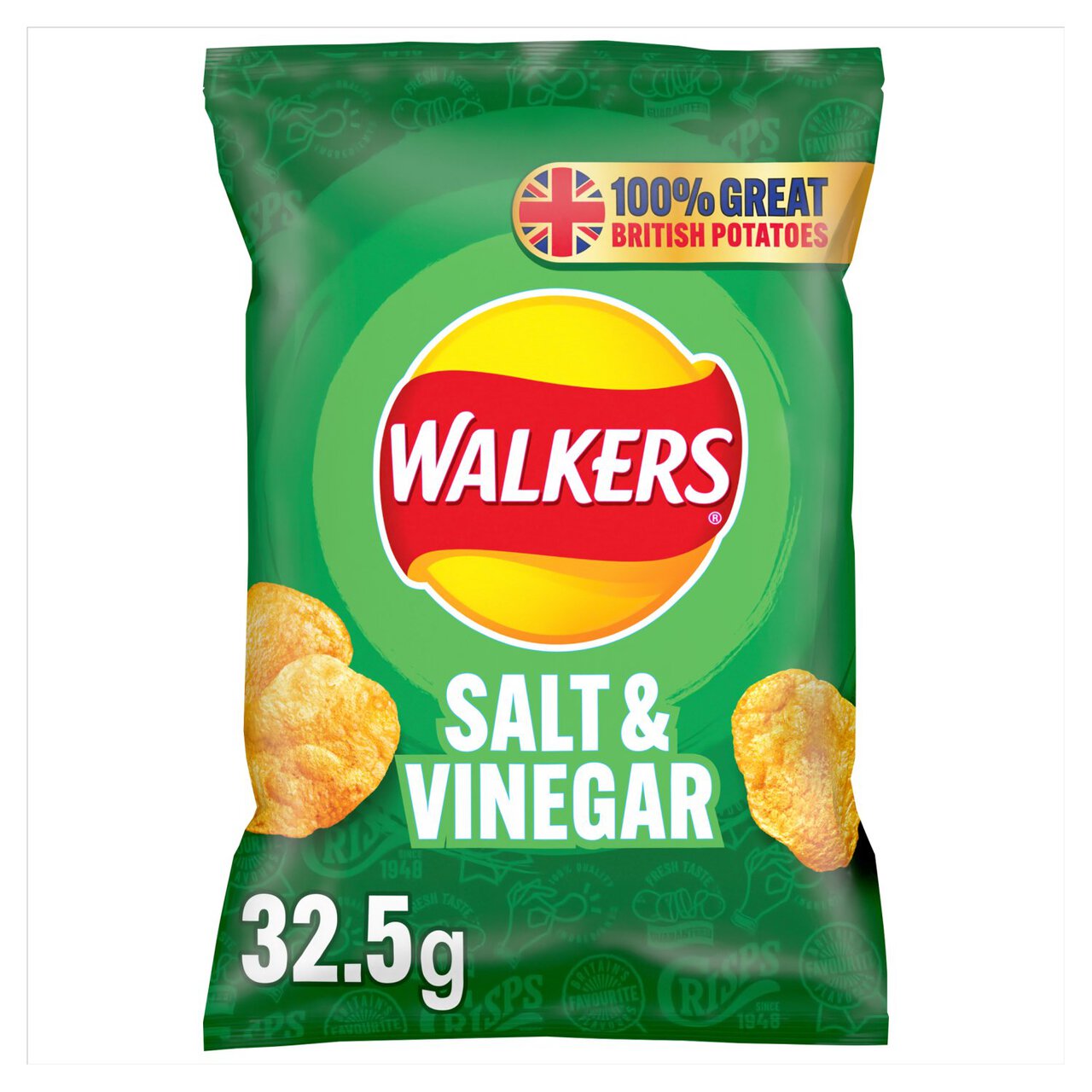 Walkers Salt & Vinegar Crisps 34.5g