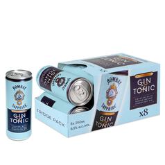 Bombay Sapphire Gin & Tonic Fridge Pack 8 x 250ml