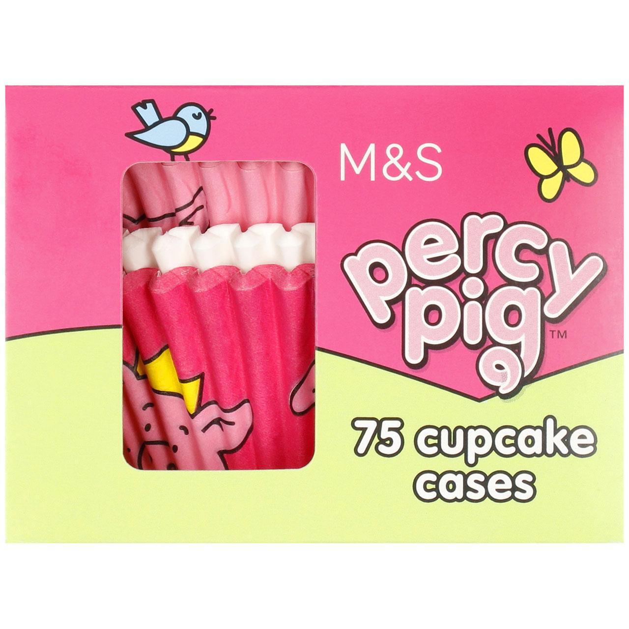 M&S 75 Percy Pig Cupcake Cases 75 per pack