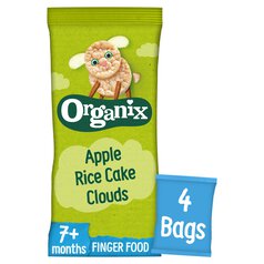 Organix Apple Rice Cake Clouds Multi Pack 72g