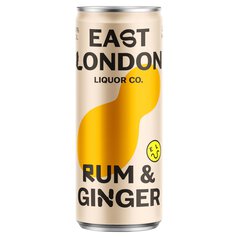 East London Liquor Rum & Ginger 250ml