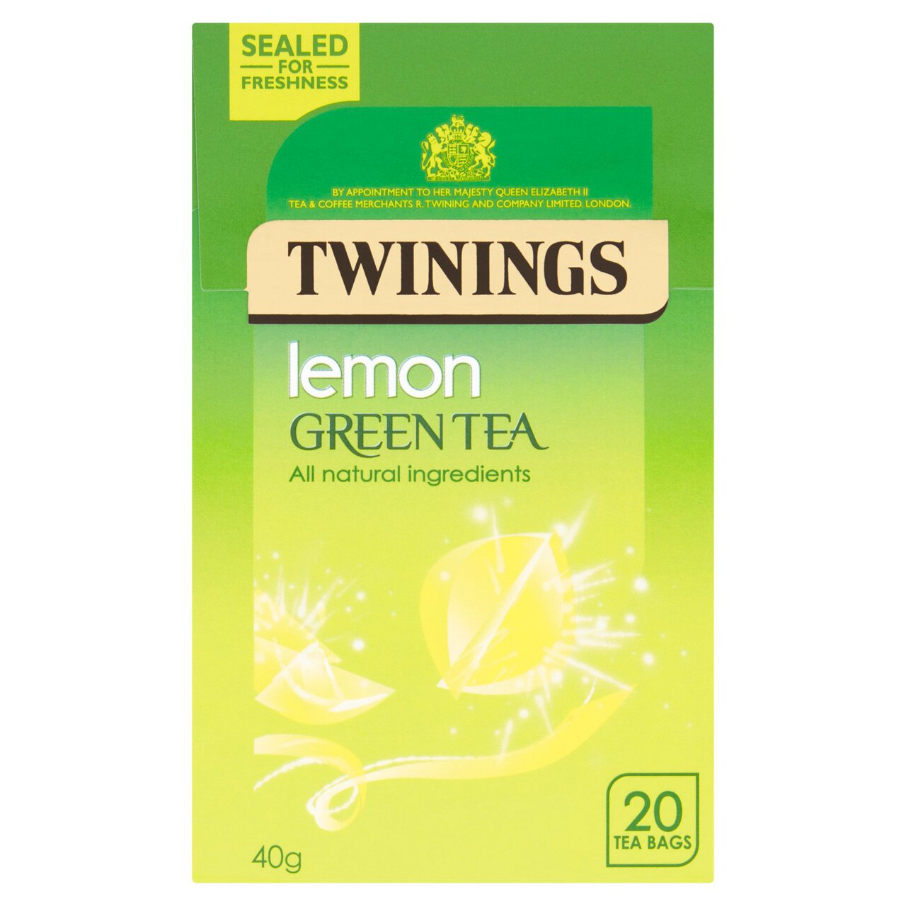 Twinings Lemon Green Tea, 20 Tea Bags 20 per pack