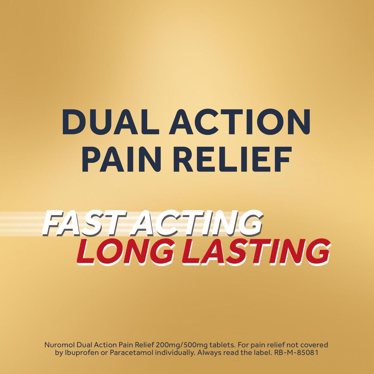 Nuromol Dual Action Pain Relief Ibuprofen & Paracetamol 16 per pack