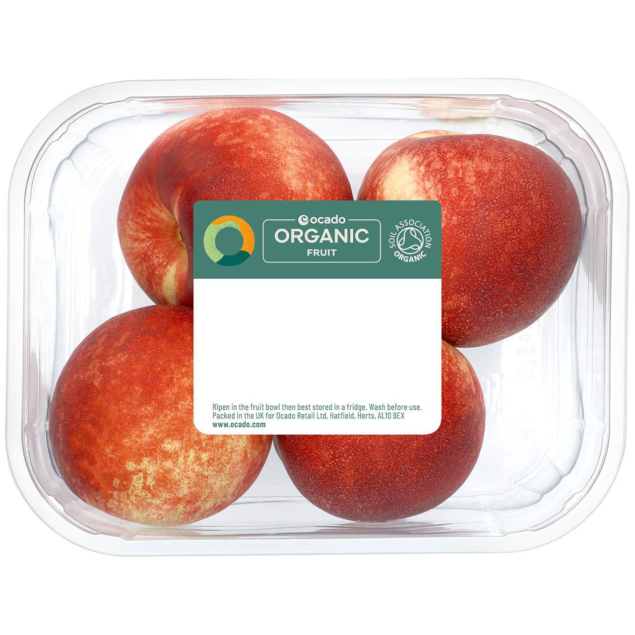 Ocado Organic Nectarines min 4 per pack