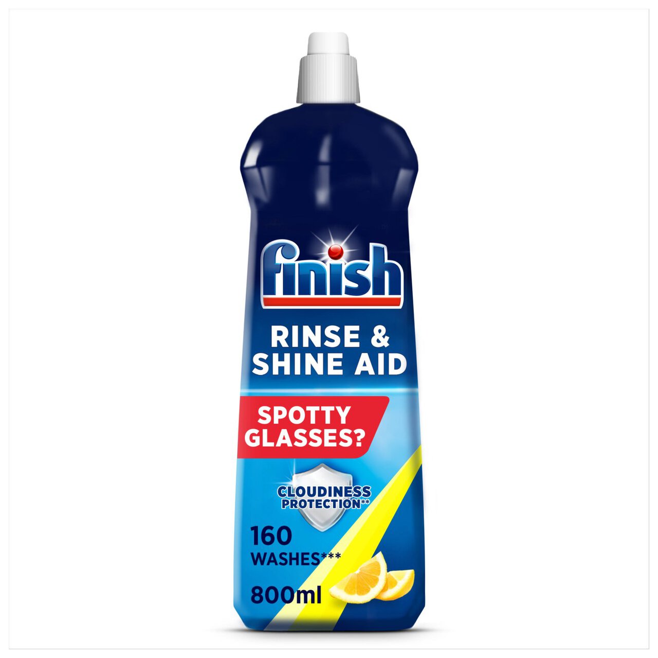 Finish Rinse Aid Shines & Dries Lemon Scent 800ml