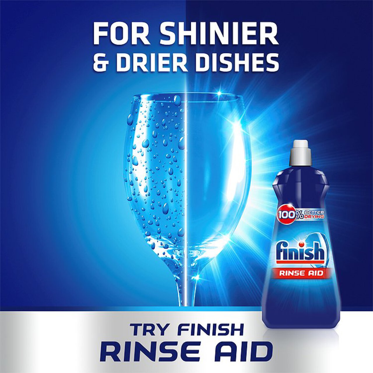 Finish Rinse Aid Shines & Dries Original Scent 400ml