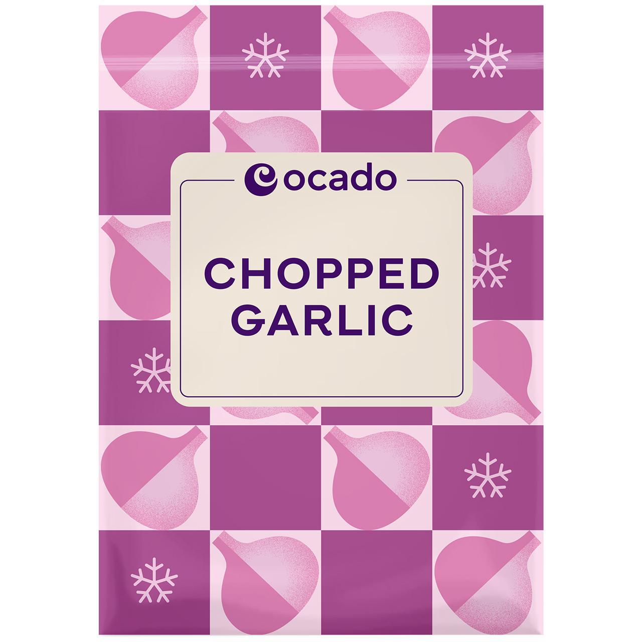 Ocado Frozen Chopped Garlic 100g
