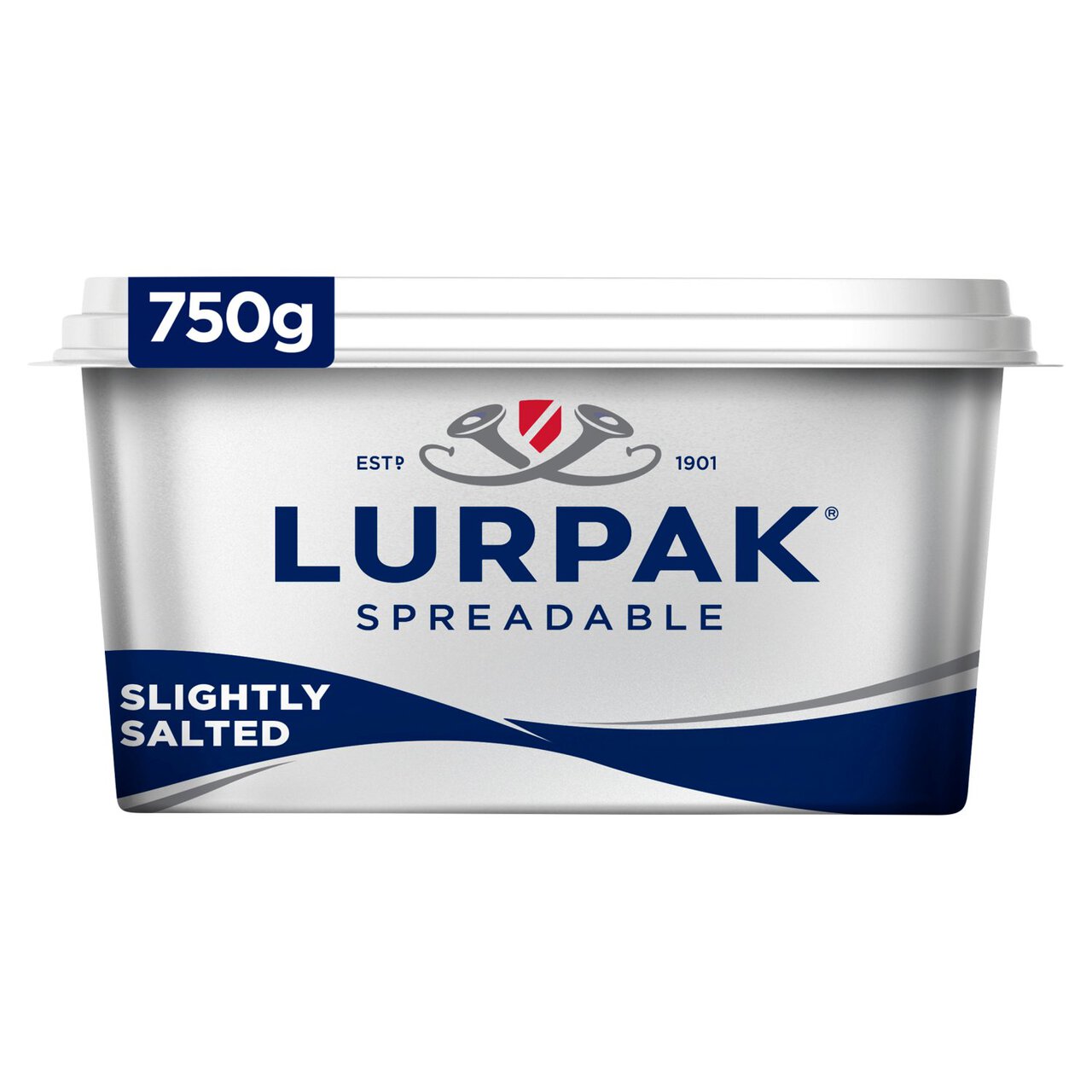 Lurpak Slightly Salted Spreadable Blend of Butter and Rapeseed Oil 750g