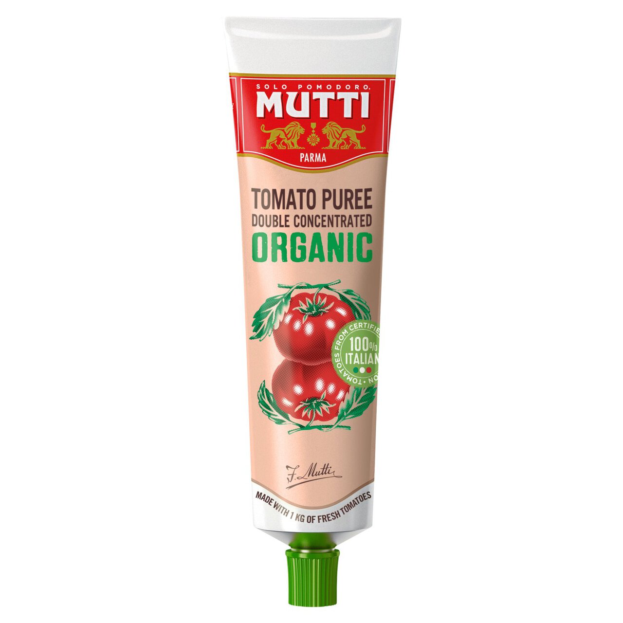 Mutti Organic Double Concentrate Tomato Puree 185g | Zoom