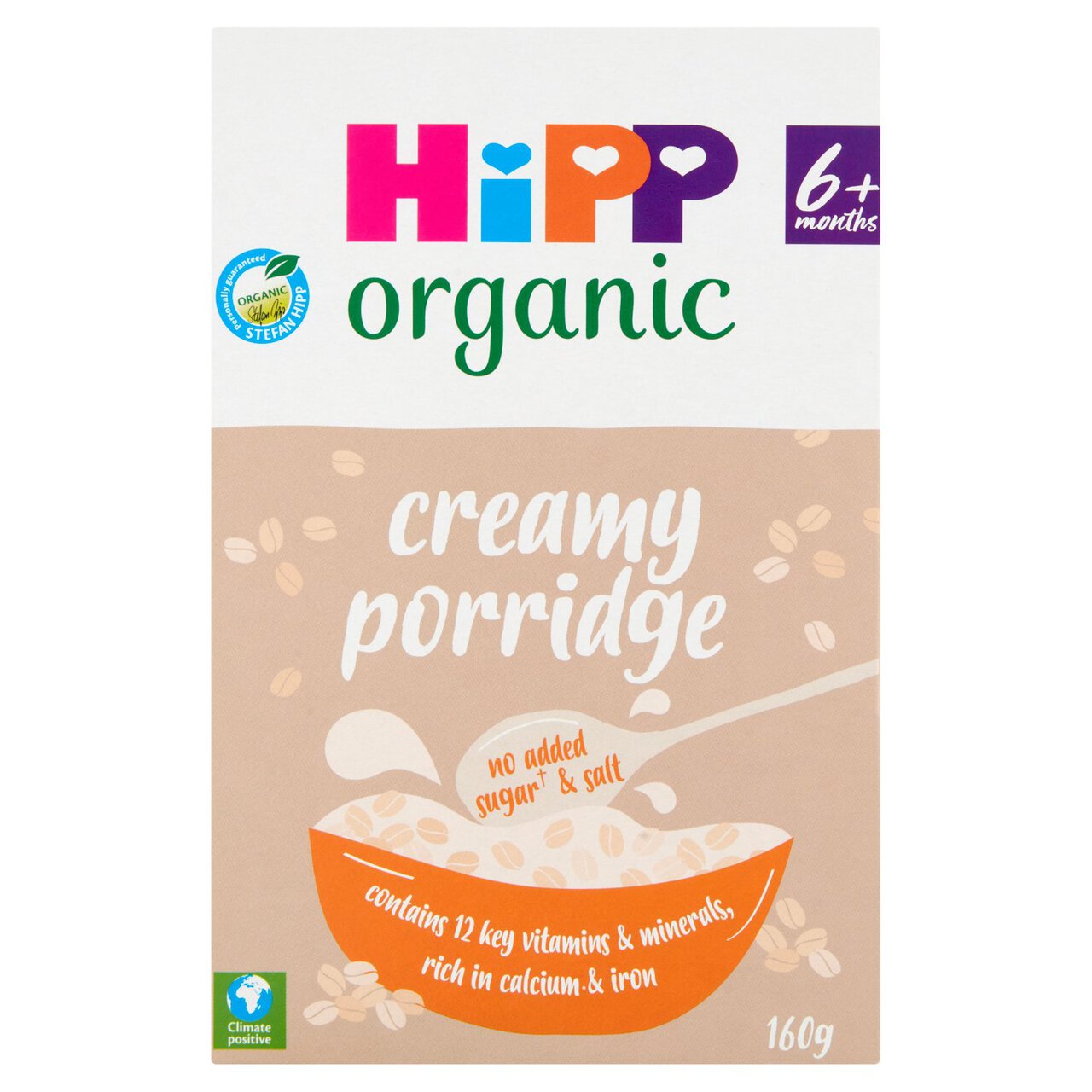 HiPP Organic Creamy Porridge 160g 160g
