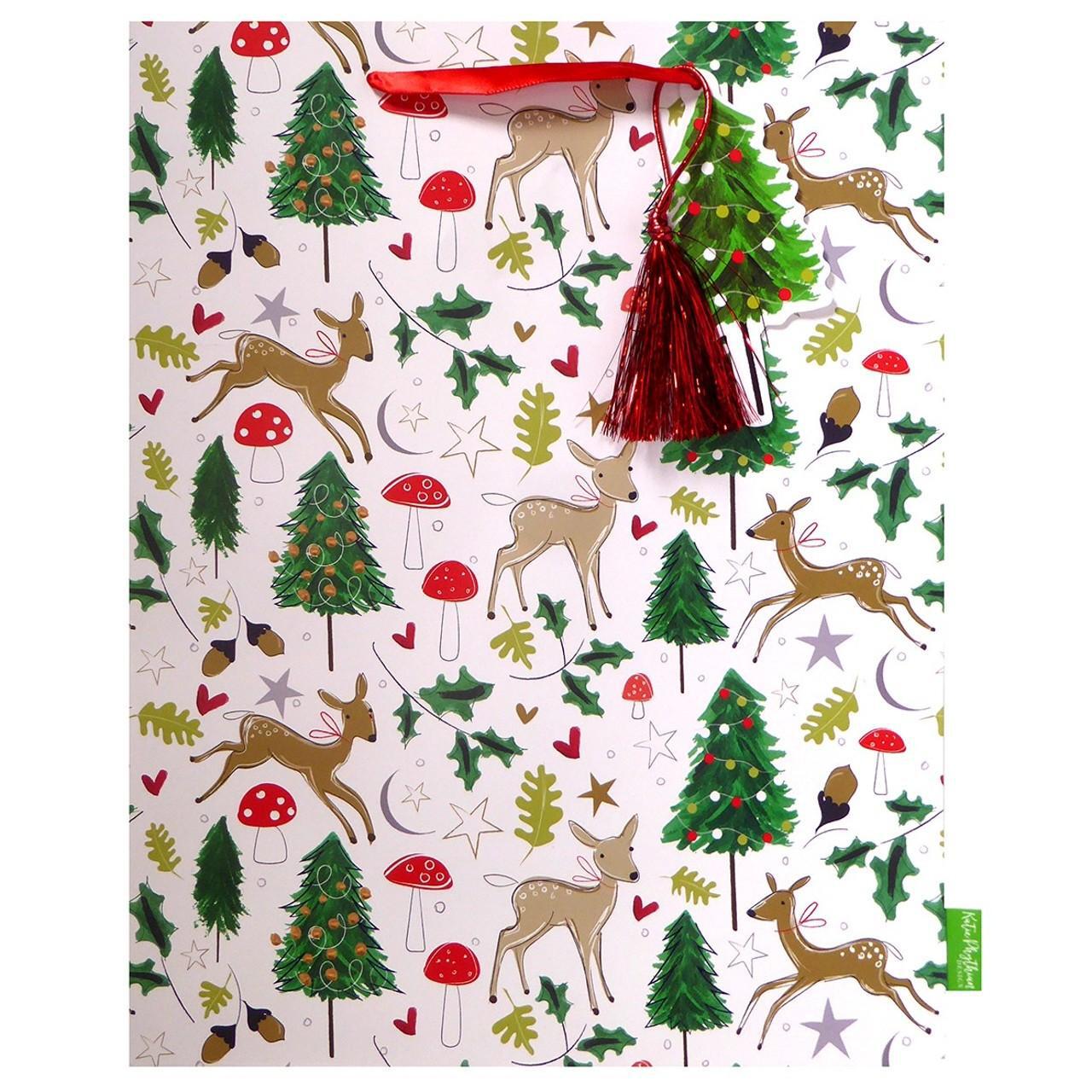 Christmas Reindeer Gift Bag Large