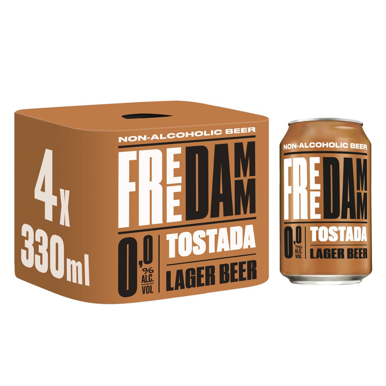 Free Damm Tostada Alcohol Free Beer 4 x 330ml