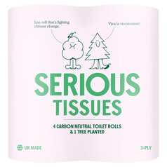Serious Tissues Carbon Neutral Toilet Roll 4 per pack
