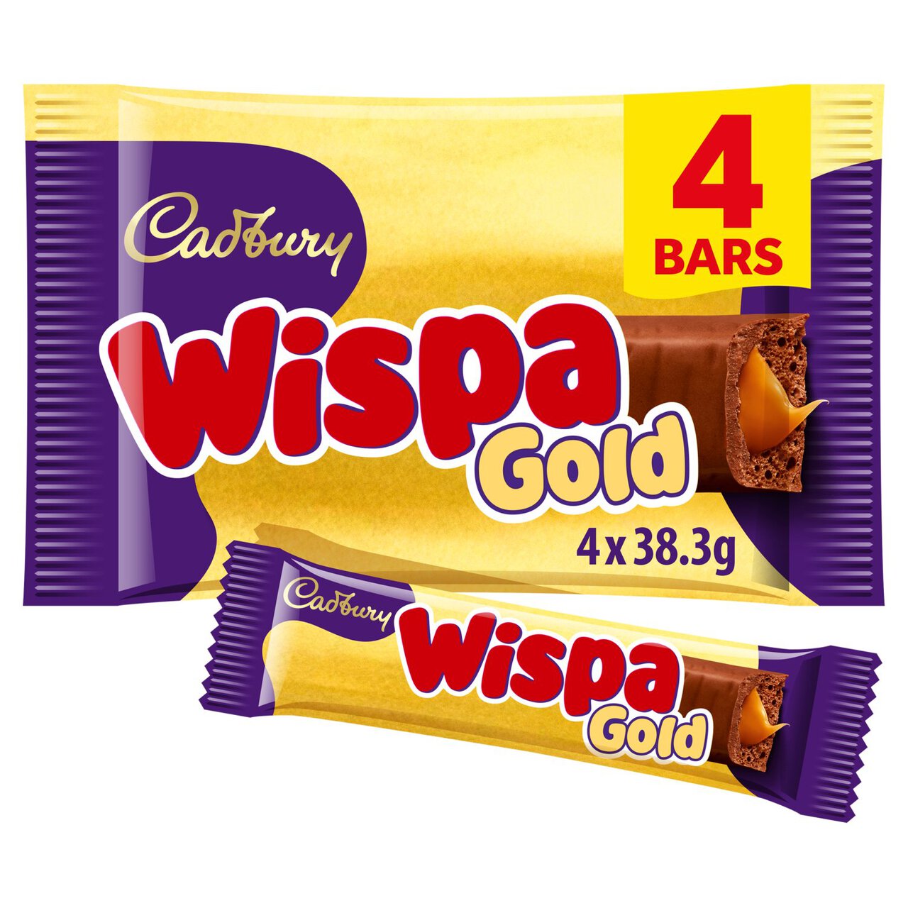 Cadbury Wispa Gold Chocolate Bar Multipack 153g