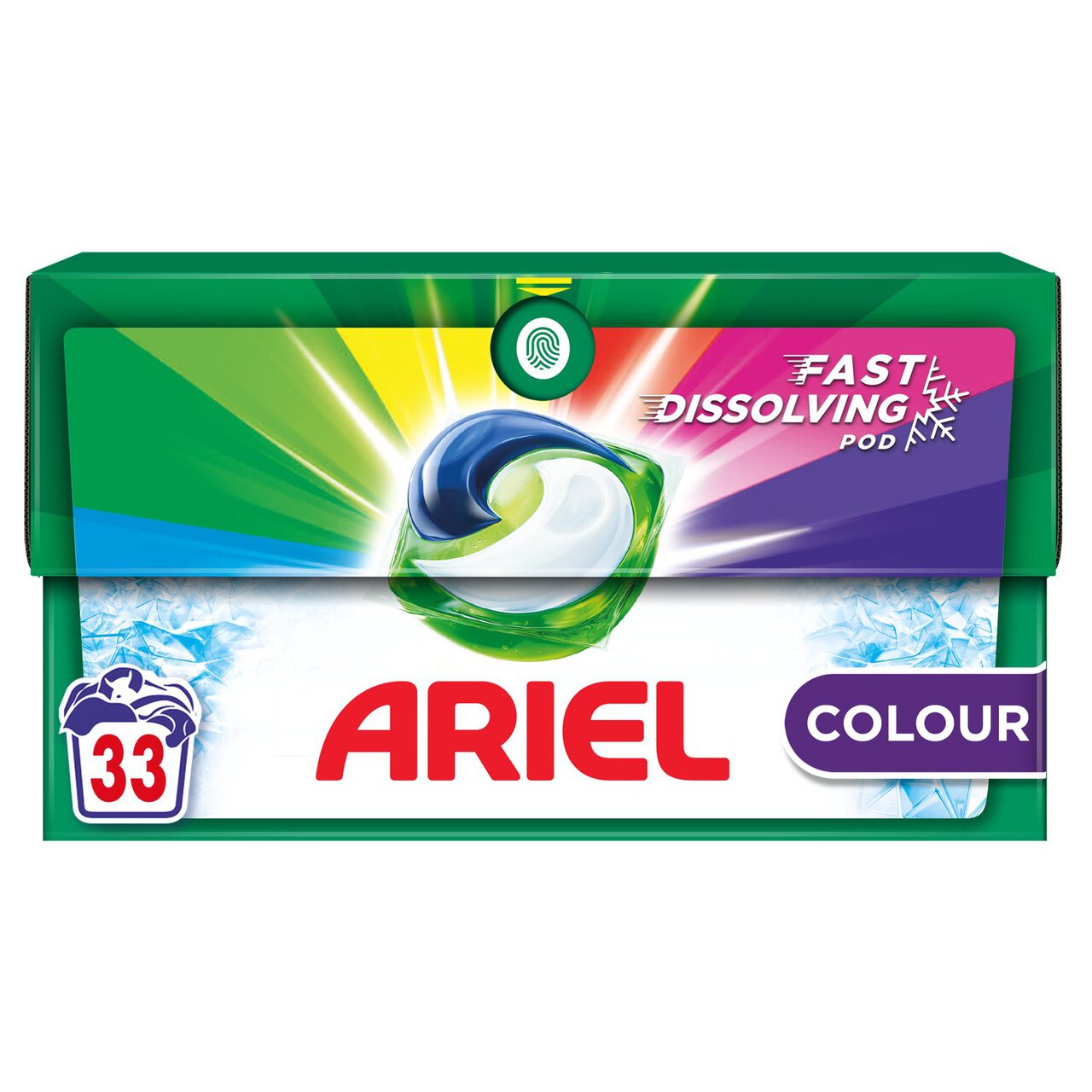 Ariel 3in1 Colour Pods Washing Capsules 33 Washes 33 per pack