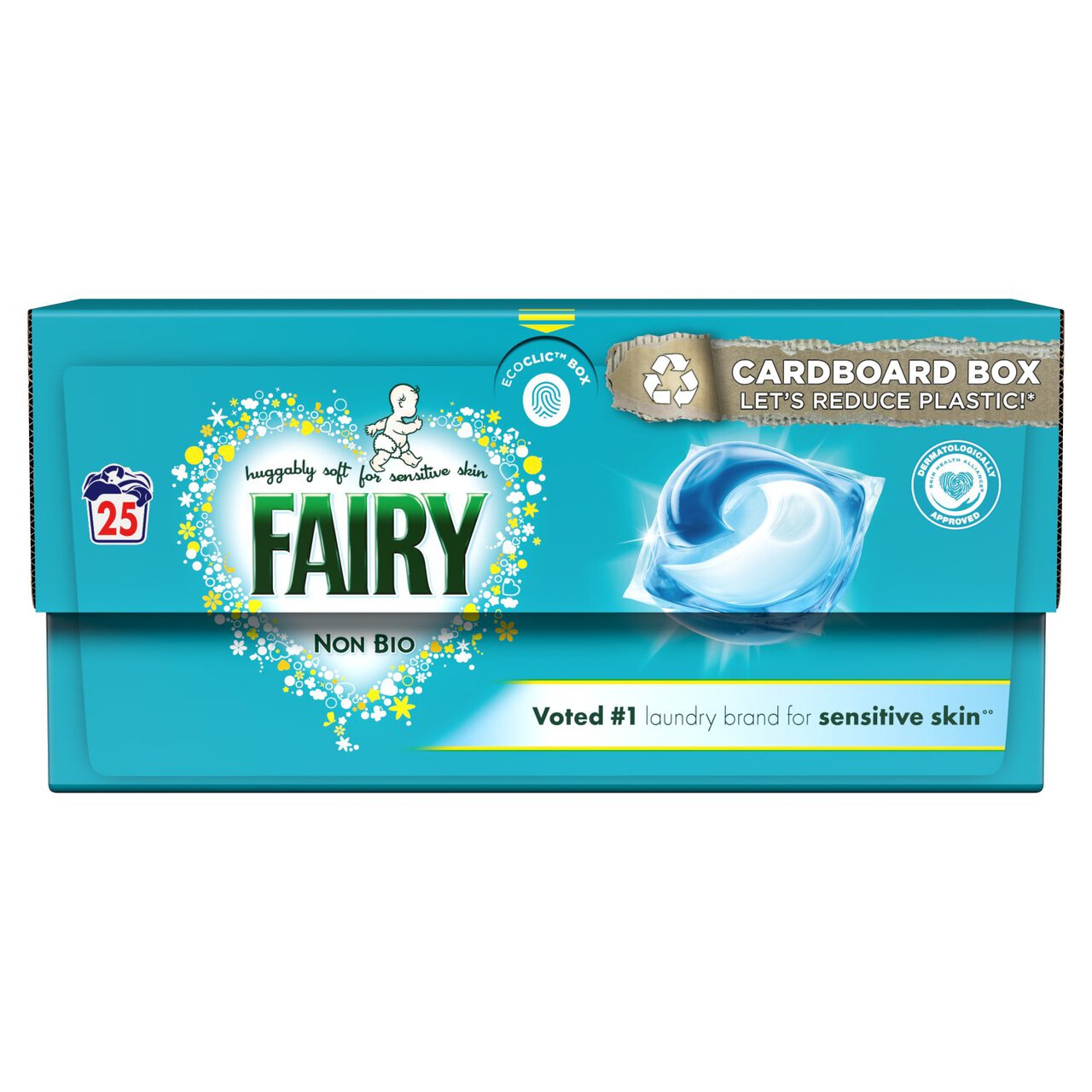 Fairy Non Bio Pods Washing Capsules For Sensitive Skin 25 Washes 25 per pack