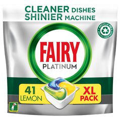 Fairy Platinum Lemon Dishwasher Tablets 41 per pack