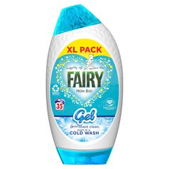 Fairy Non Bio Washing Liquid Gel For Sensitive Skin 35 Washes 1225ml