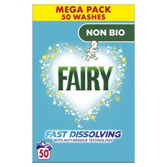 Fairy Non Bio Washing Powder 50 Washes 3250g