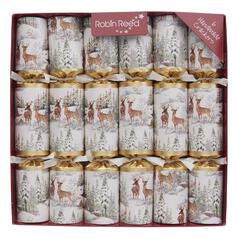 Deer Christmas Crackers 6pk 6 per pack
