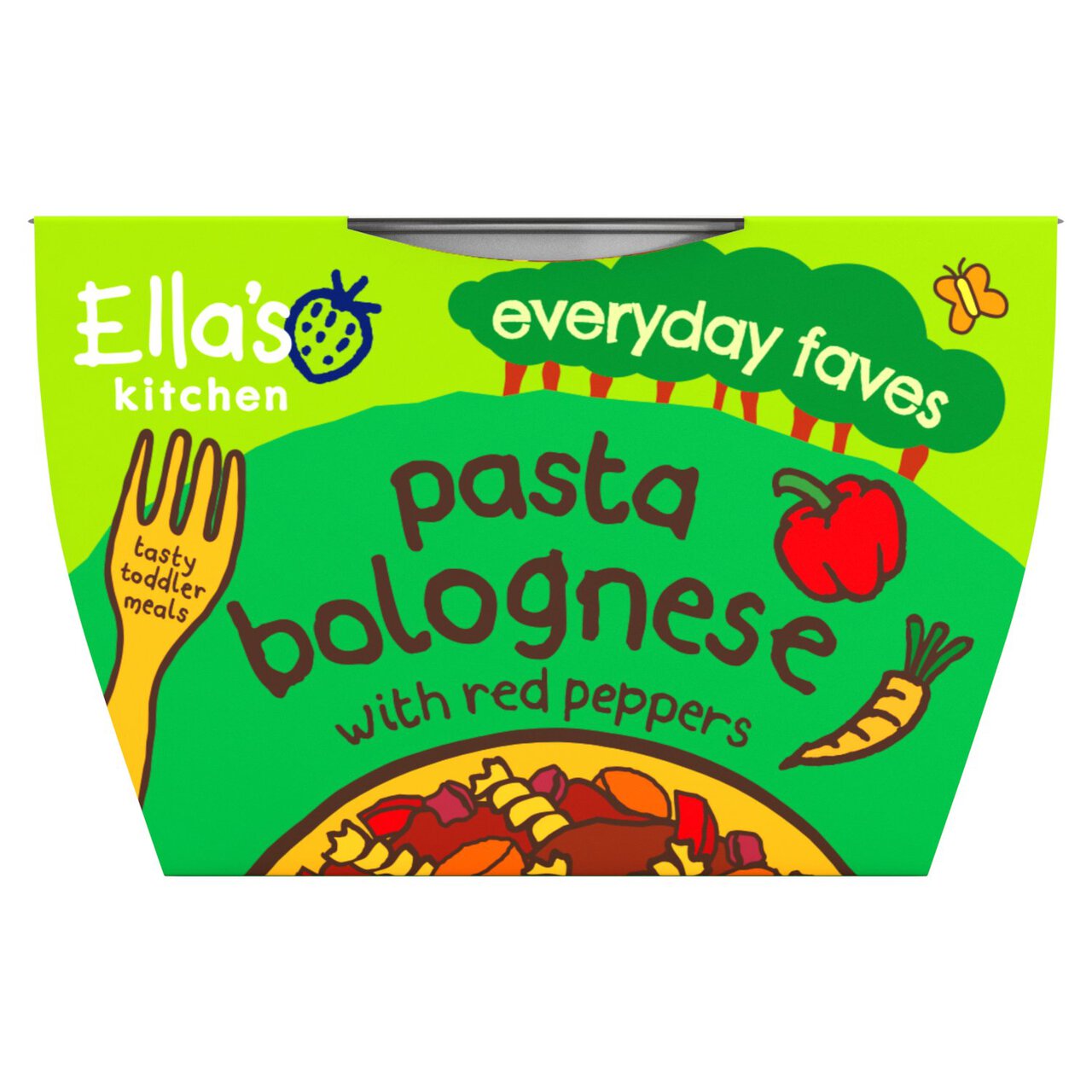 Ella's Kitchen Pasta Bolognese Toddler Tray Meal 12+ Months 200g