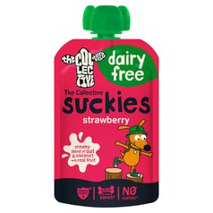 The Collective Dairy-Free Kids Strawberry Suckies Yoghurt Alternative 85g