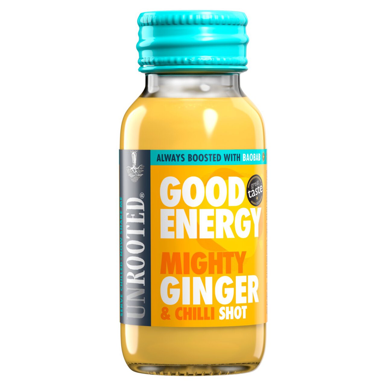 Unrooted Good Energy Mighty Ginger & Chilli Shot 60ml