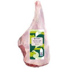 Ocado British Whole Leg of Lamb Typically: 2250g