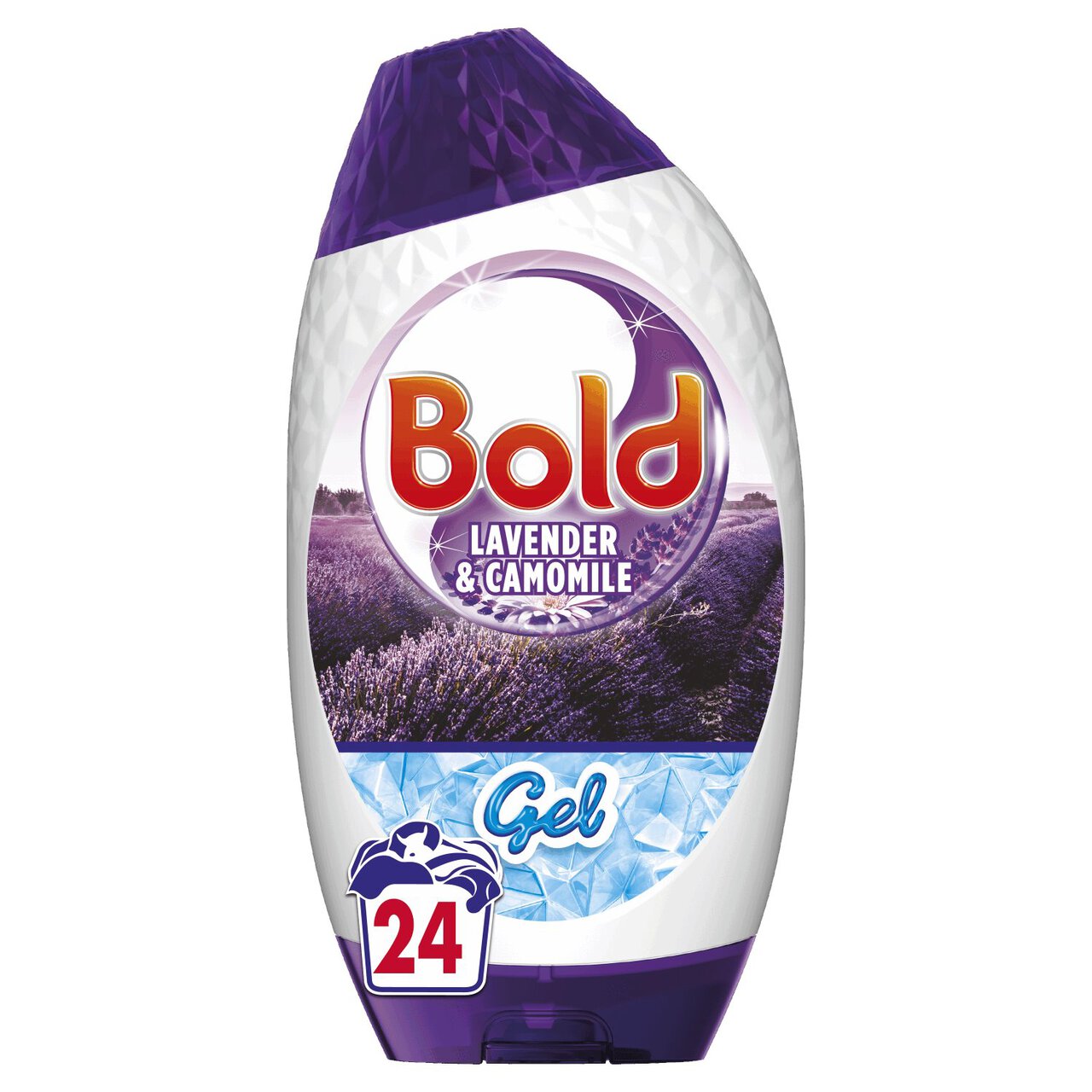 Bold 2in1 Washing Liquid Gel Lavender & Camomile 24 Washes 840ml