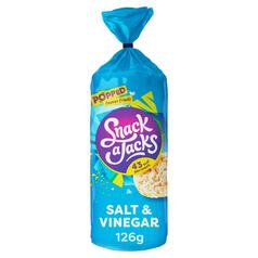 Snack a Jacks Salt & Vinegar Jumbo Rice Cakes 126g