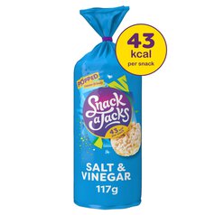 Snack a Jacks Salt & Vinegar Jumbo Rice Cakes 117g